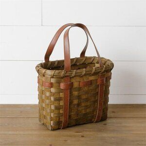 New Chip wood Basket with Handles